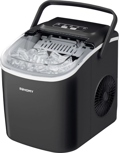 Euhomy Ice Cube Maker 12 kg Black