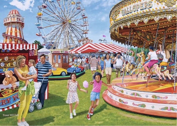 Ravensburgeri pusle Vintage Fairground Fun, 1000 tükki