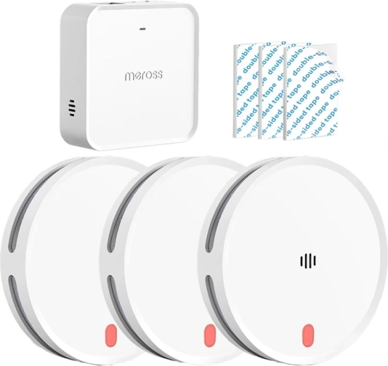 Meross nutikas Wi‑Fi suitsuandur