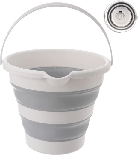 Collapsible camping bucket 12 L (UH plastic)