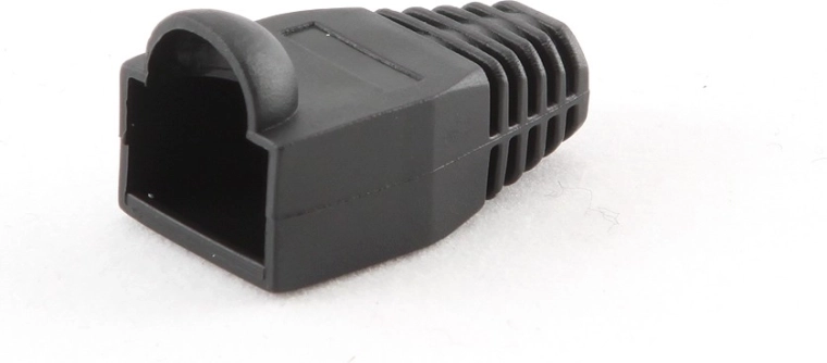 Must RJ45-pistiku kaitsekate – 100 tk
