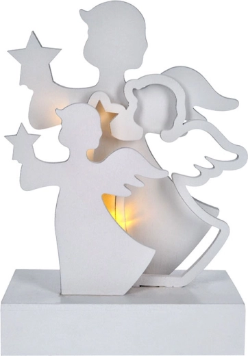Solight LED-jõulupuu, puidust, valge – 1 tk
