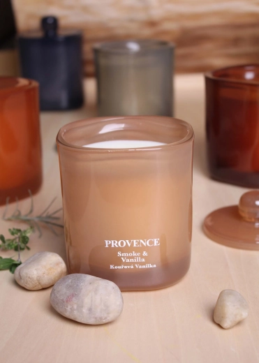 Lõhnaküünal klaasis Provence Smoke Vanilla 25 tundi