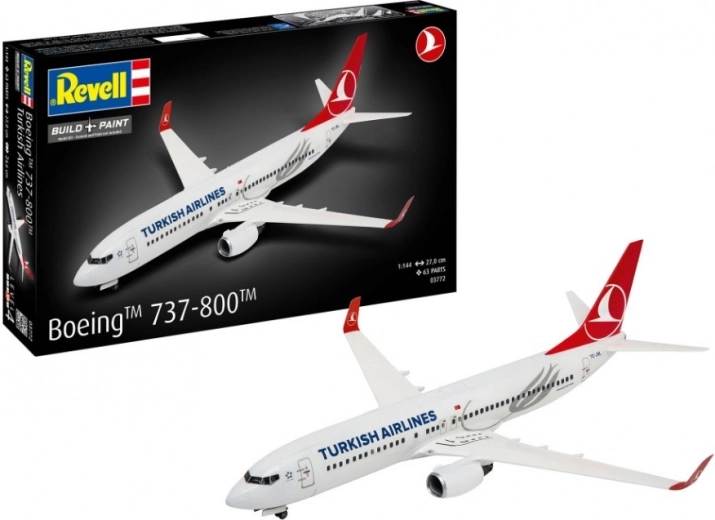 Plastikmudel Boeing 737-800 Turkish Airlines 1/144