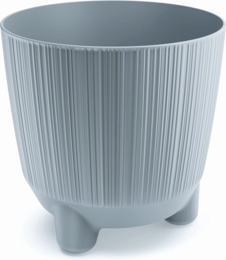 Planter with legs RYFO N 19.5 cm light grey