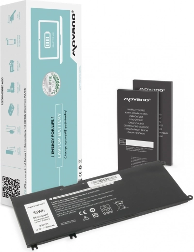 Movano 33YDH aku Dell Inspiron 15 5587 ja 7588 jaoks, 3600 mAh