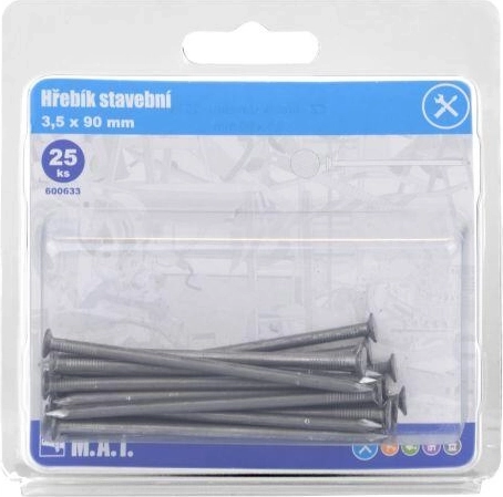 Ehitusnaelad 90 × 3,5 mm, 25 tk