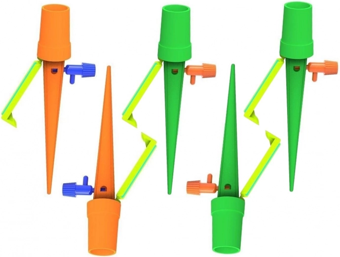 Värviline komplekt mitmele lillepotile