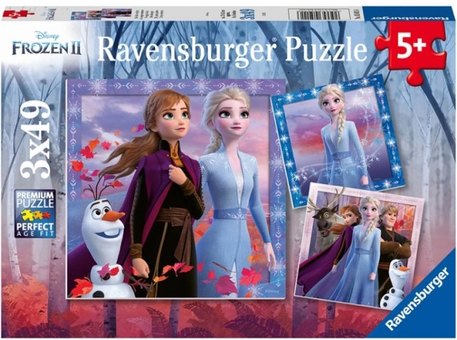 Ravensburger pusle Lumekuningriik 2: Teekond 3x49 tükki
