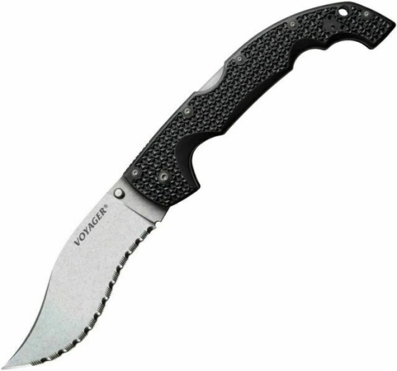 Kokkupandav nuga Cold Steel Extra Large Voyager Vaquero Serrated, must