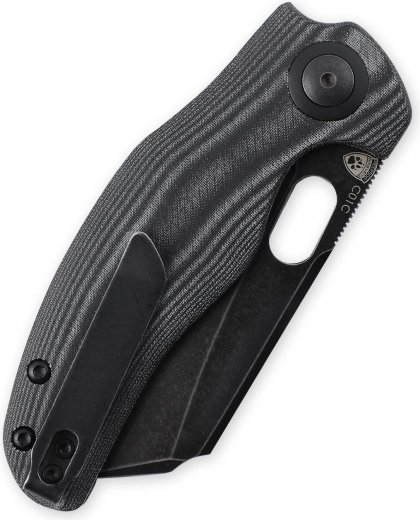 Micarta-käepide ja taskuklamber