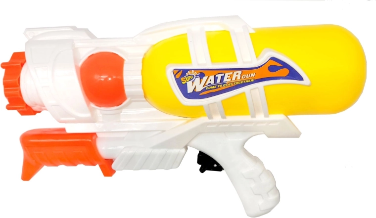 Suur veepüstol pumpaga 27 cm, kollane – 1 tk
