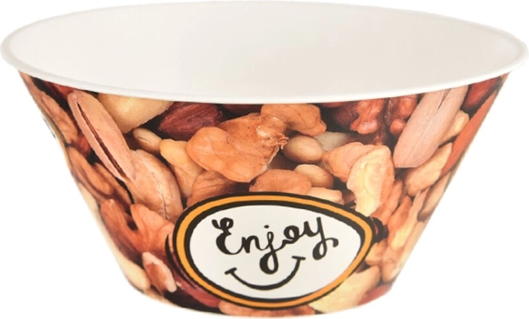 Plastist serveerimiska Bowl pähklitele 15,5 cm
