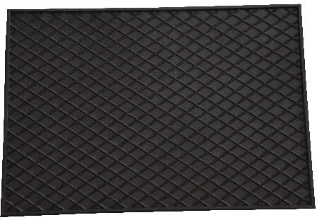 Kummimatt 40 × 50 cm – suur, must