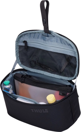 Hanging strap and easy-to-see pockets