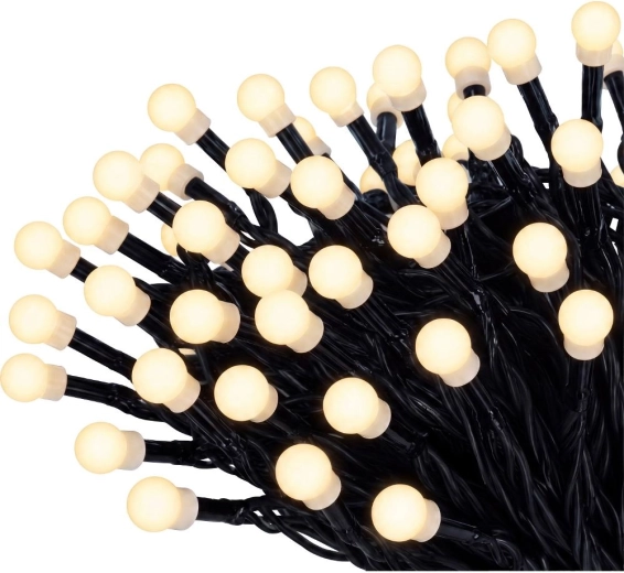 Christmas LED String Lights RETLUX cherry 200 LED, warm white, 20 m