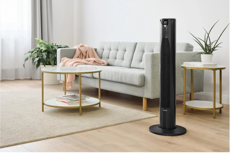 Slim design and wide air circulation