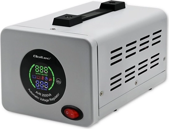 Automaatne pingestabilisaator 2000 VA Qoltec LCD-ekraaniga