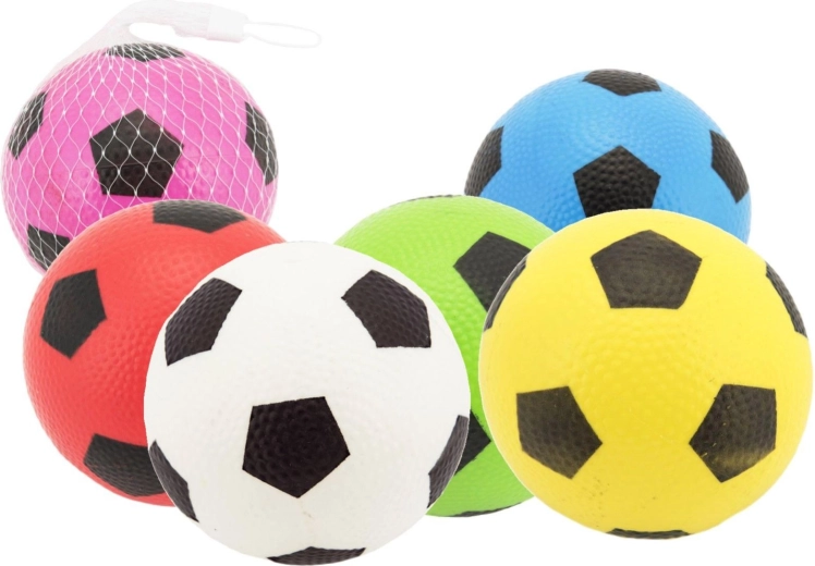 Teddies kummist jalgpall 12 cm – 1 tk