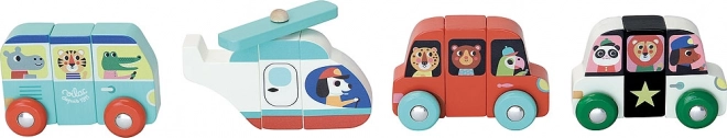 Vilac puidust magnetpuzzle – transport
