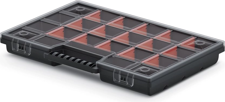 Plastist organiseerija reguleeritavate vaheseintega 290 × 195 × 35 mm NOR