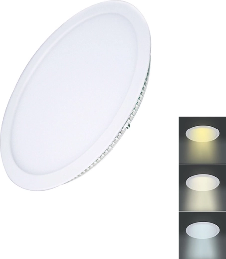 Solight LED mini paneel CCT süvistatav ümmargune 6 W