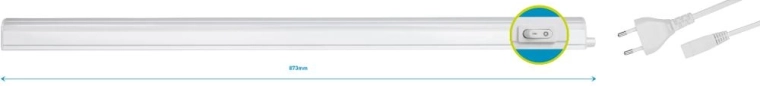 Retlux LED-valgusti T5 toruga, 10 W, 90 cm