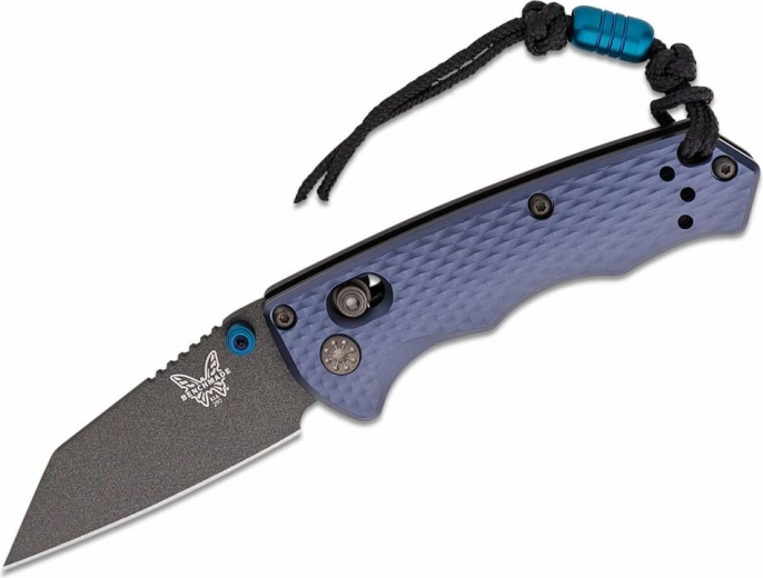 taskunuga Benchmade Full Immunity Crater Blue, hall-sinine alumiinium