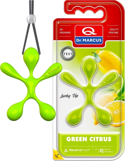 Dr. Marcus Lucky Top Green Citrus autoõhuvärskendaja