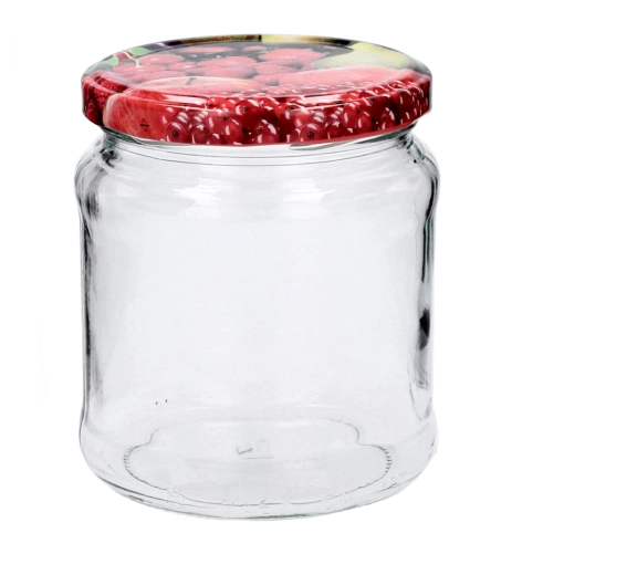 Klaaspurk 450 ml keeratava dekoratiivse kaanega FI 82