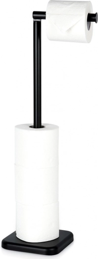 Freestanding toilet paper holder 56 cm – black VILDE