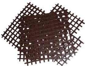 Kokkupandav matt 25 × 25 cm, plast, beež (4 tk)