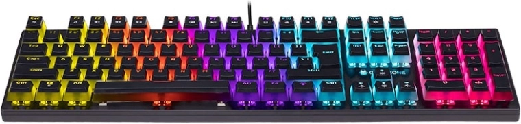 RGB „pudding“ taustvalgustus maksimaalse nähtavuse jaoks