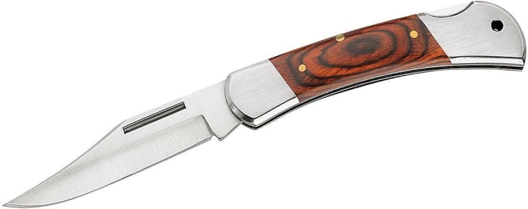 Klassikaline taskunuga Pakka puiduga 8,5 cm
