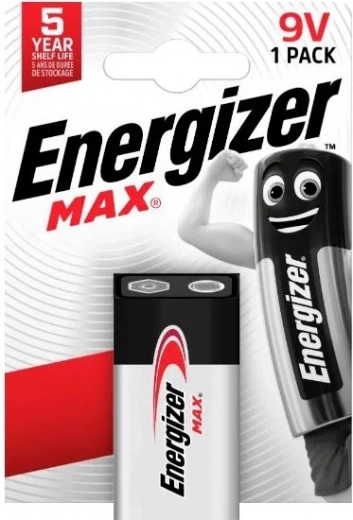 Aluseline patarei 9V ENERGIZER MAX