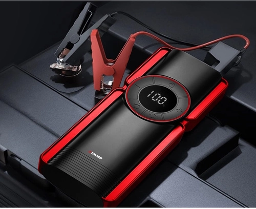 Emergency 12 V jump starter even in freezing temperatures
