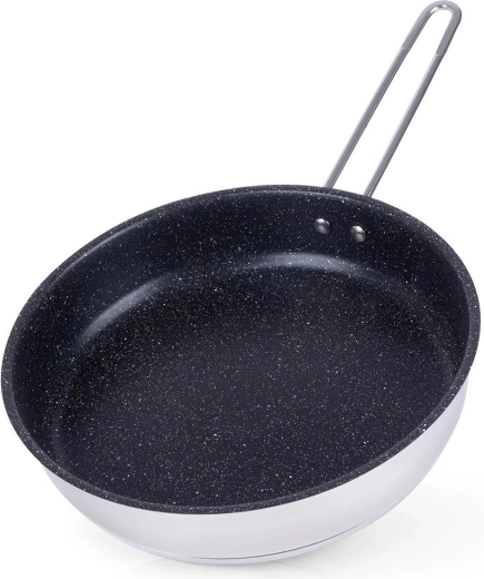 Terasest pann GRANDE 26 cm, marmorilaadse mittenakkuva kattega