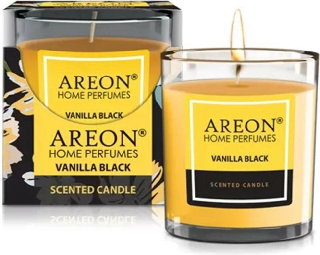 Lõhnaküünal Areon Vanilla Black 120 g