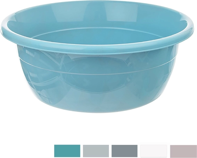 Dem kaasaskantav plastist ümmargune kraanikauss 22 l (värvisegu)