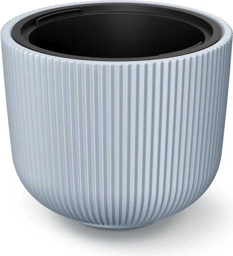 Lillepot sisuga Milly 46,9 cm – helehall plastikust lillepott sise- ja välistingimustesse