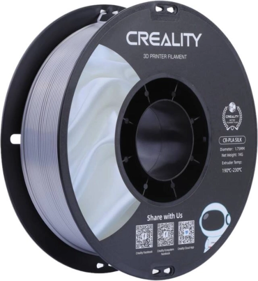 Creality CR-PLA Silk filament hõbedane 1,75 mm (1 kg)