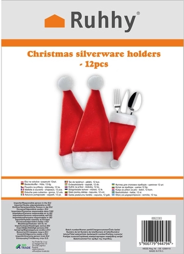 Set of 12 pieces for a festive table