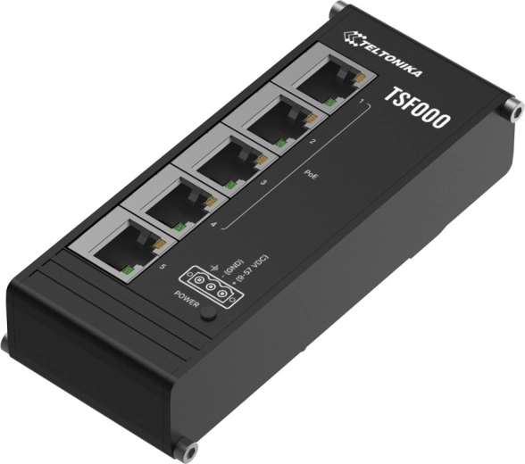 Low-profile industrial design with DIN mounting