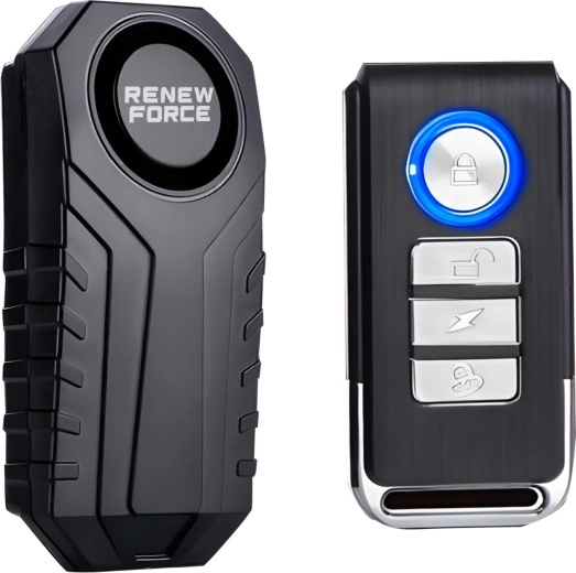 Renew Force juhtmevaba jalgrattaalarm kaugjuhtimispuldiga