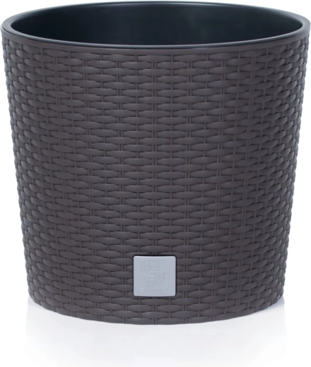 Lillepott Rato Round sisepotiga 20 cm umbra