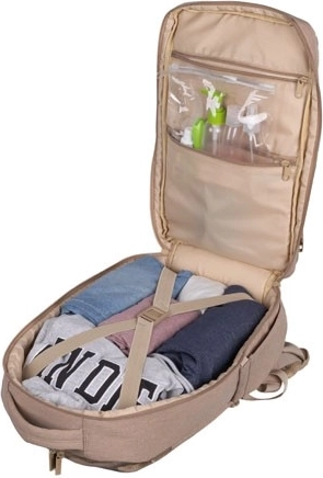 Three compartments for organized packing