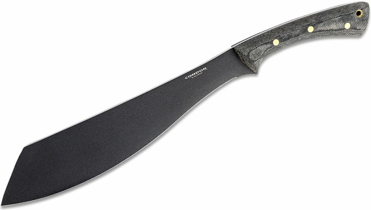 Condor Warlok matšeete 31,8 cm, must Micarta koos nahktuprega