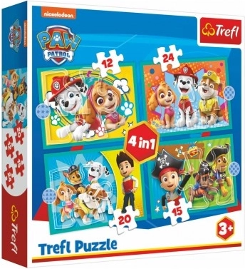 Pusle 4in1 PAW PATROL lõbus seltskond 3+ TREFL
