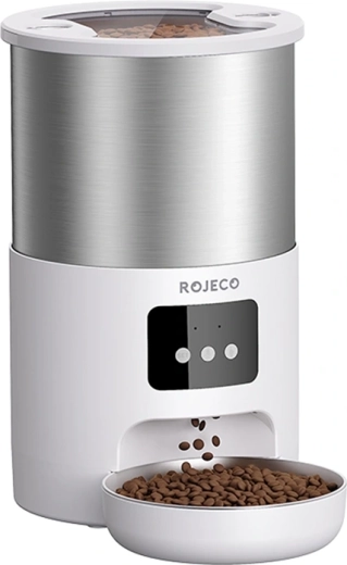 Nutikas lemmikloomade toiduautomaat Rojeco, 4,5 l, roostevabast terasest
