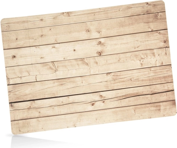 Ristkülikukujuline lauamatt 43 × 30 cm puidudekooriga